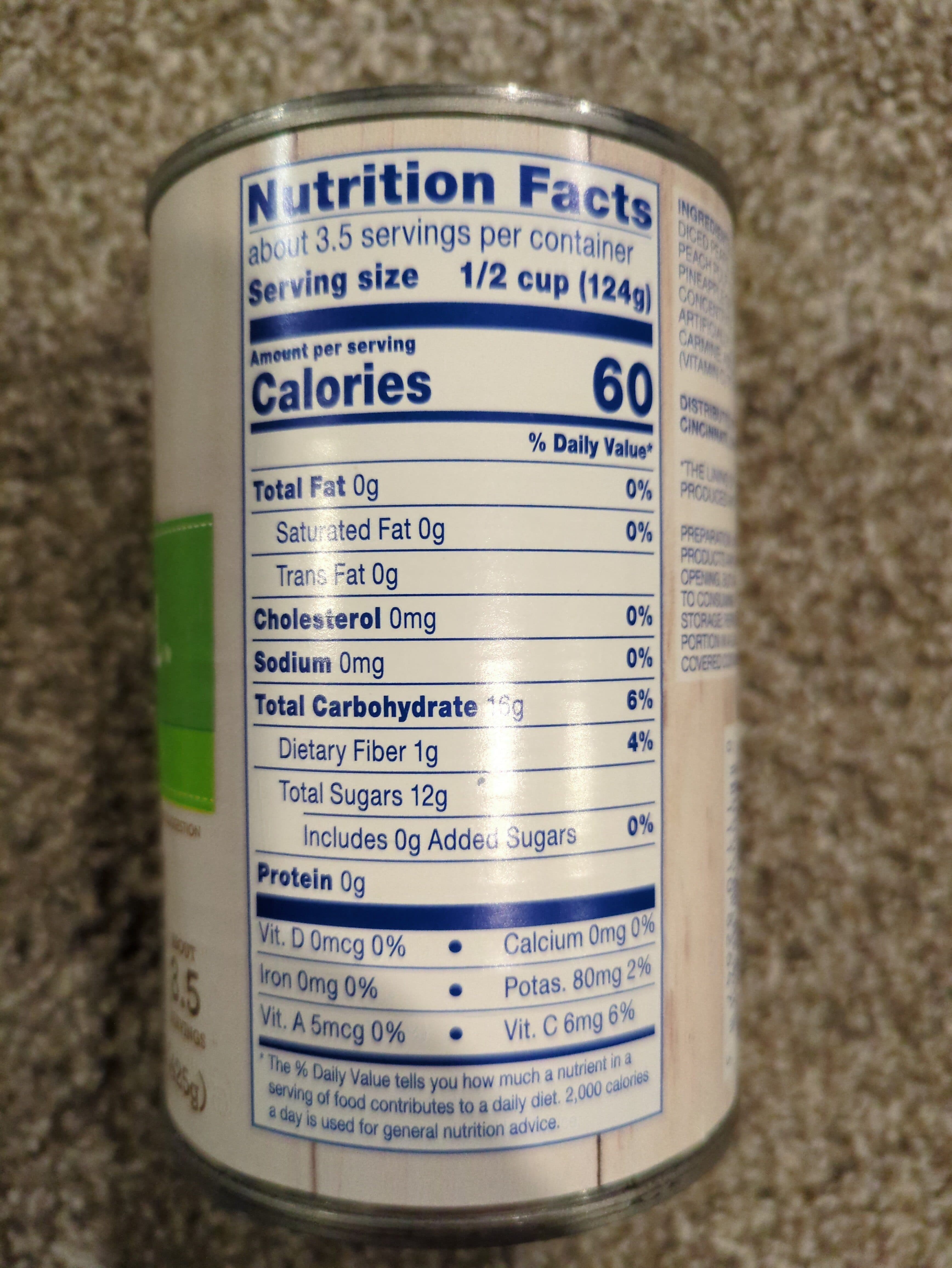 Kroger Lite Fruit Cocktail Juice packshot