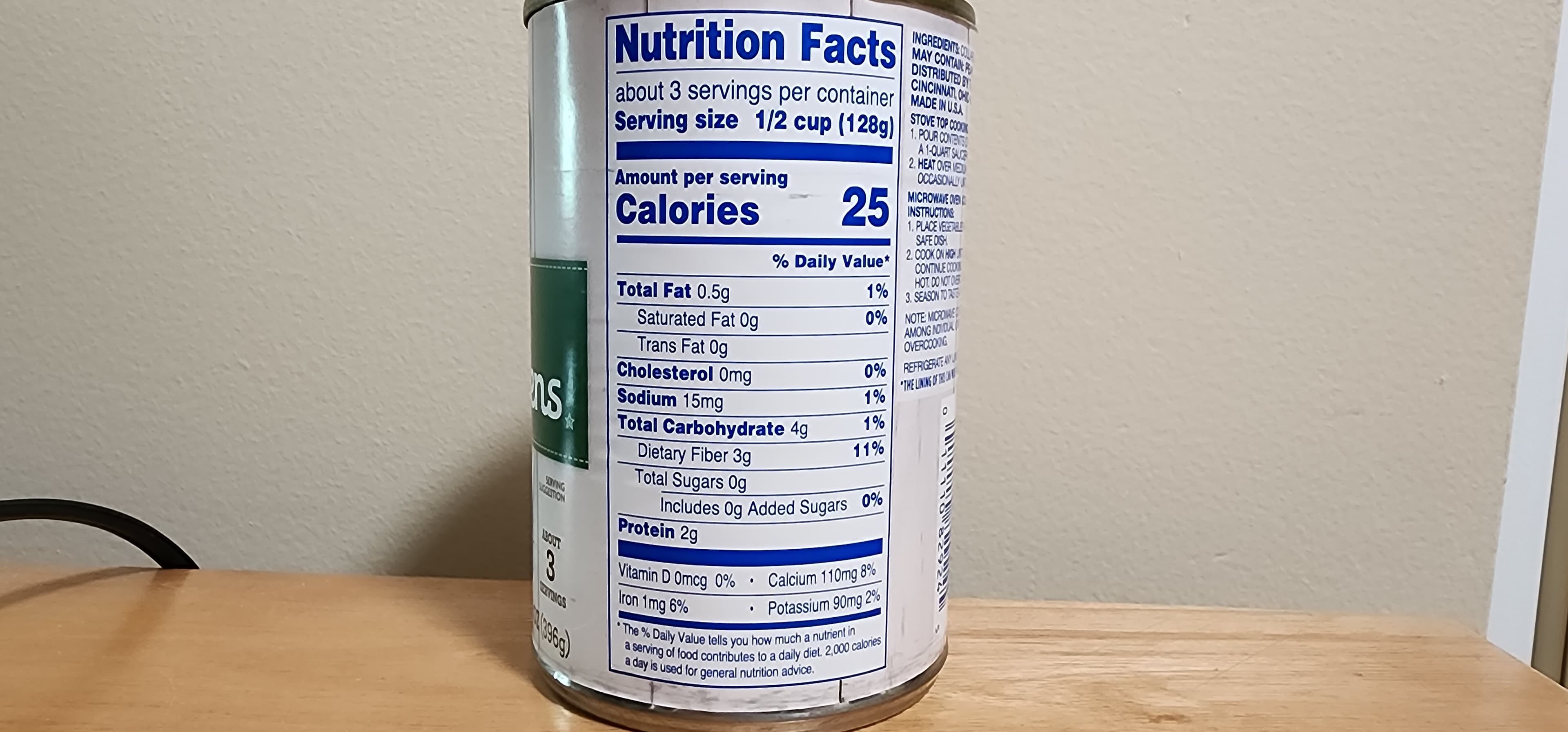 Restaurant Item Chopped Collard Greens packshot