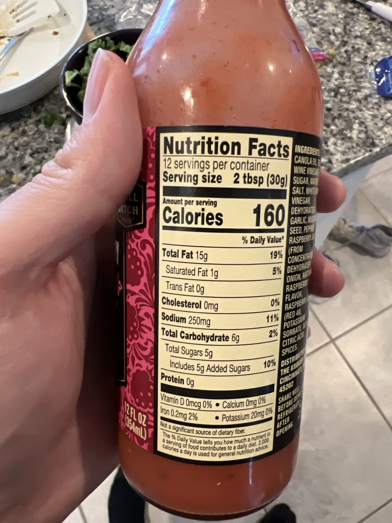 Private Selection Raspberry Vinaigrette packshot