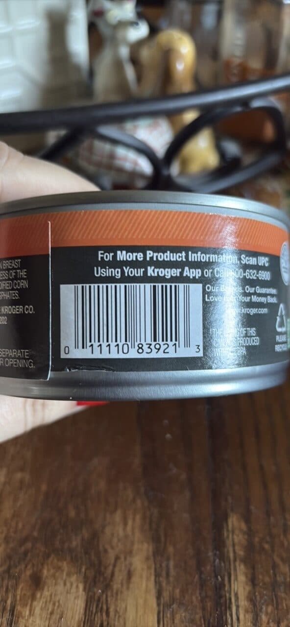 Kroger Canned Chicken Breast packshot