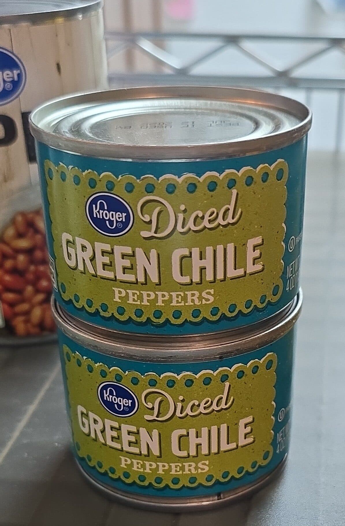 Kroger Diced Green Chile Peppers packshot