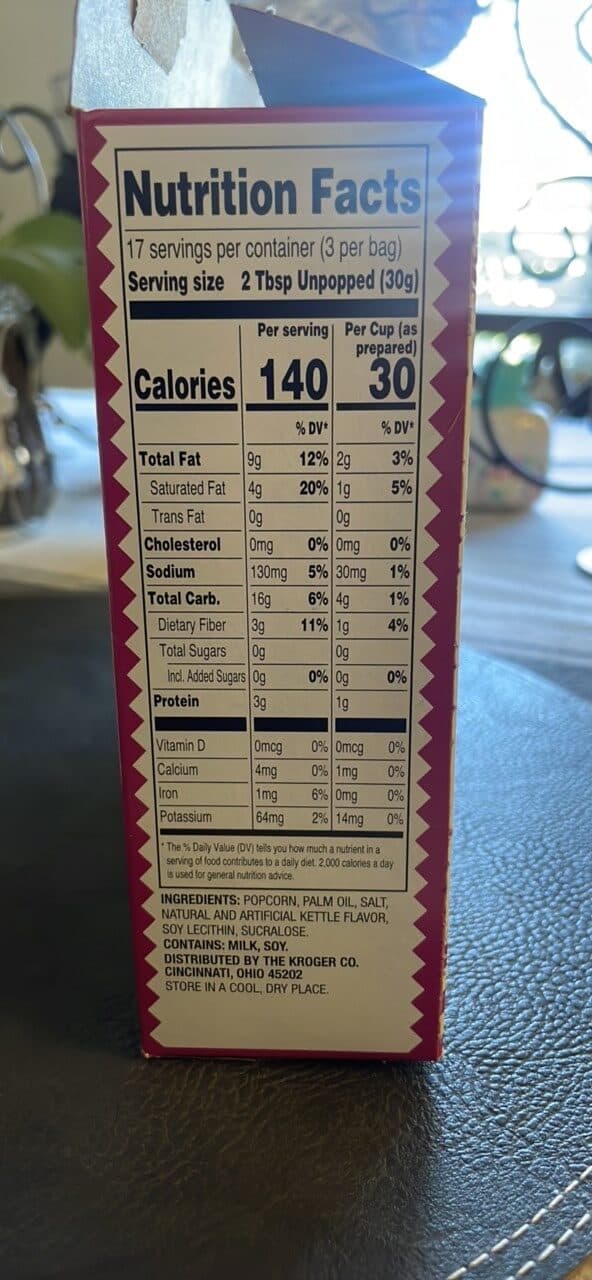 The Kroger Co. Fresh Microwave Popcorn packshot