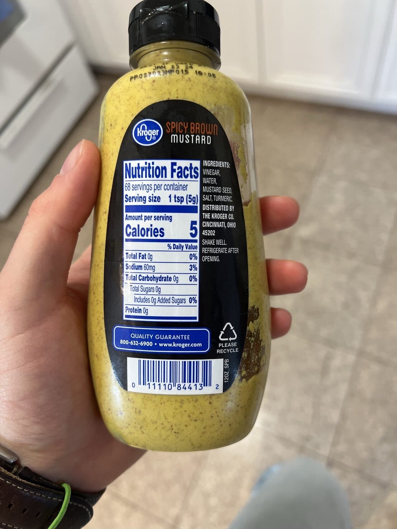 Kroger Spicy Brown Mustard packshot