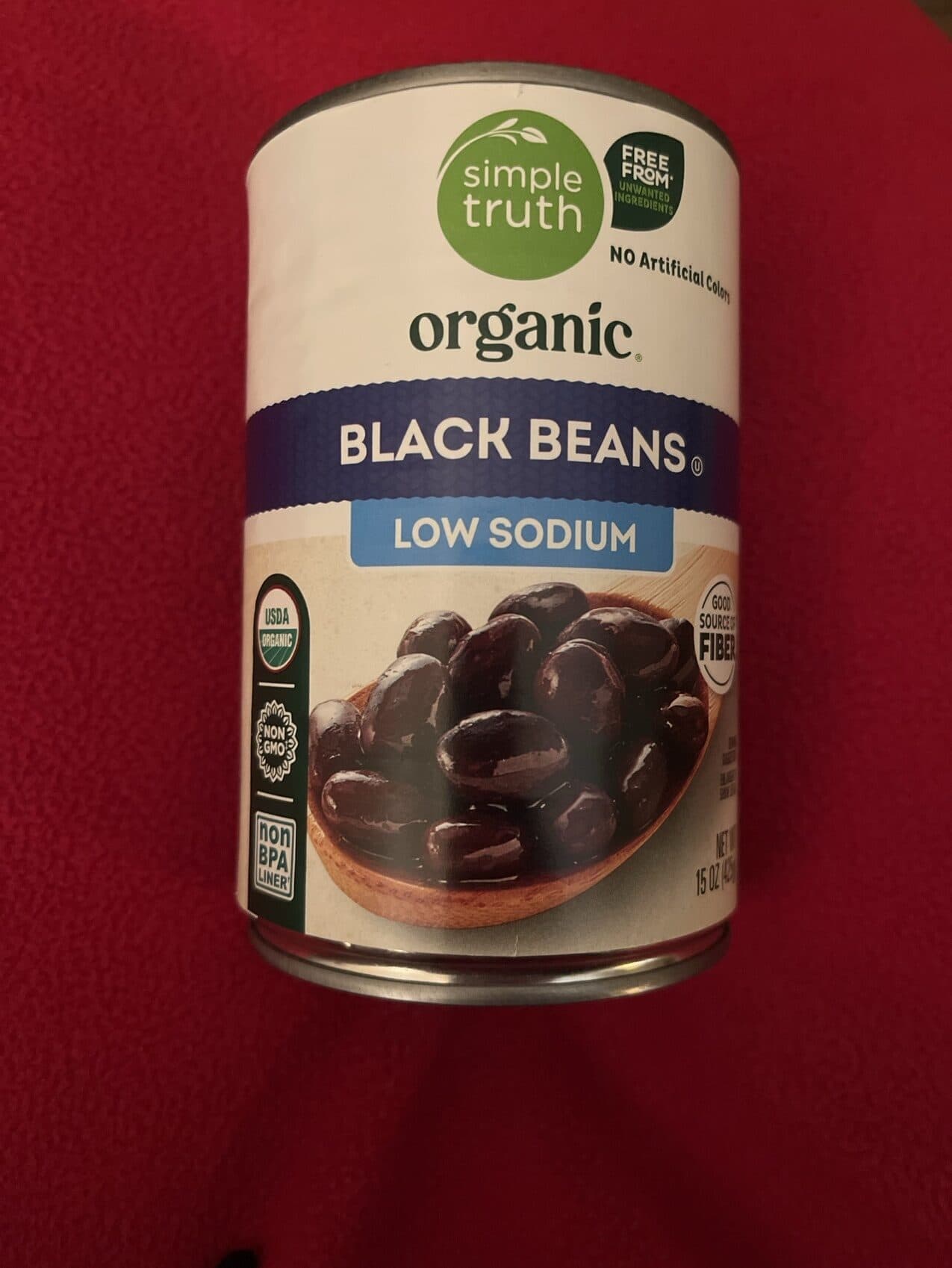 simple truth BLACK BEANS packshot