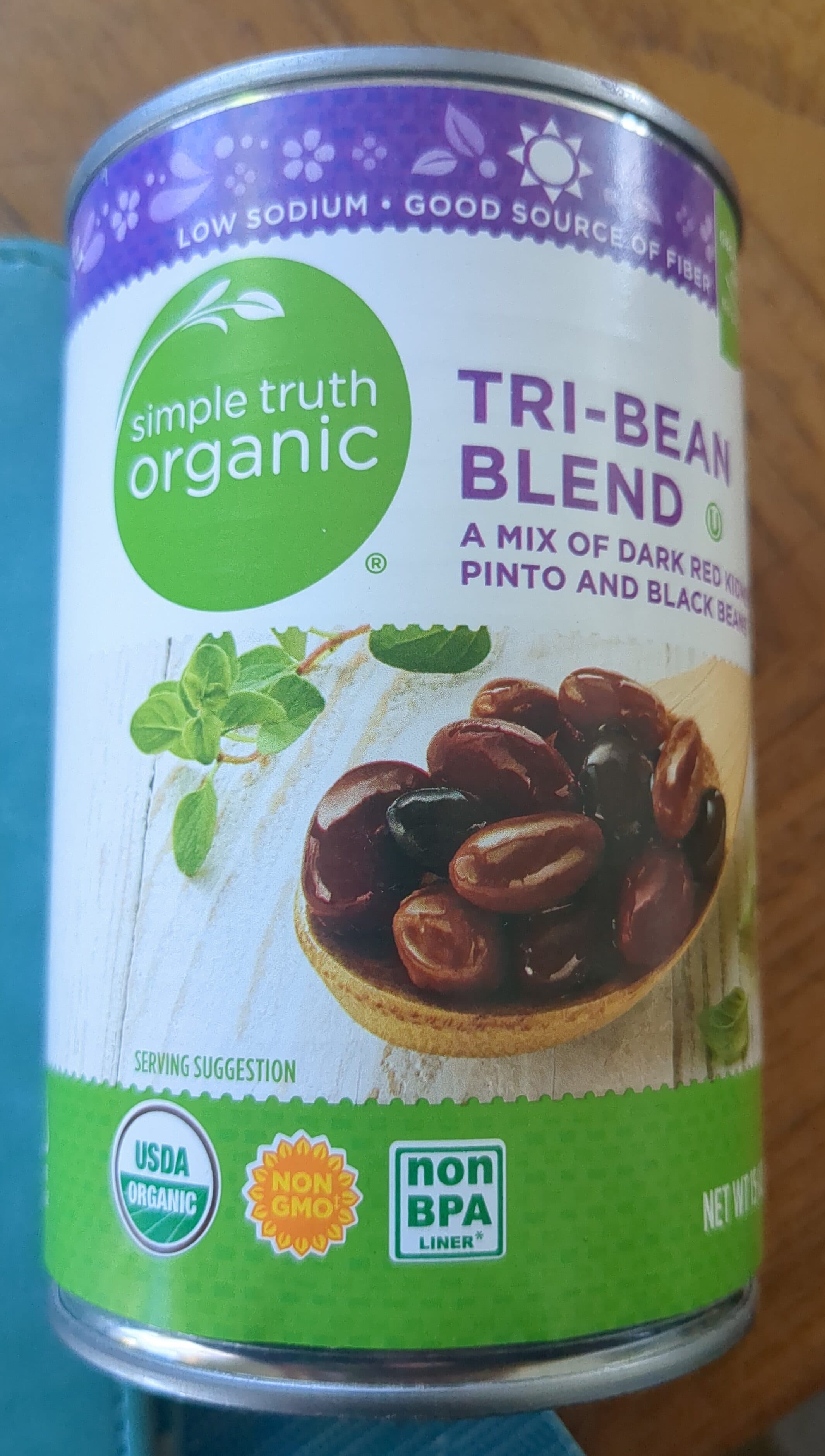 Simple Truth Organic Tri-bean blend packshot