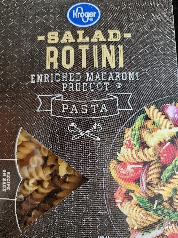 Kroger SALAD ROTINI Pasta packshot