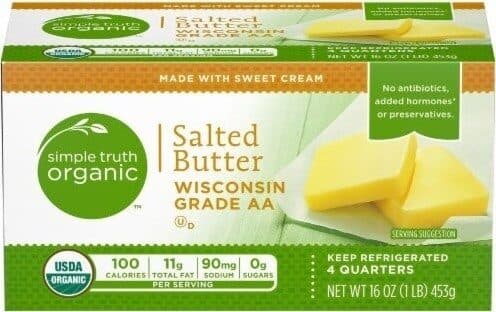 Simple Truth Salted Butter packshot