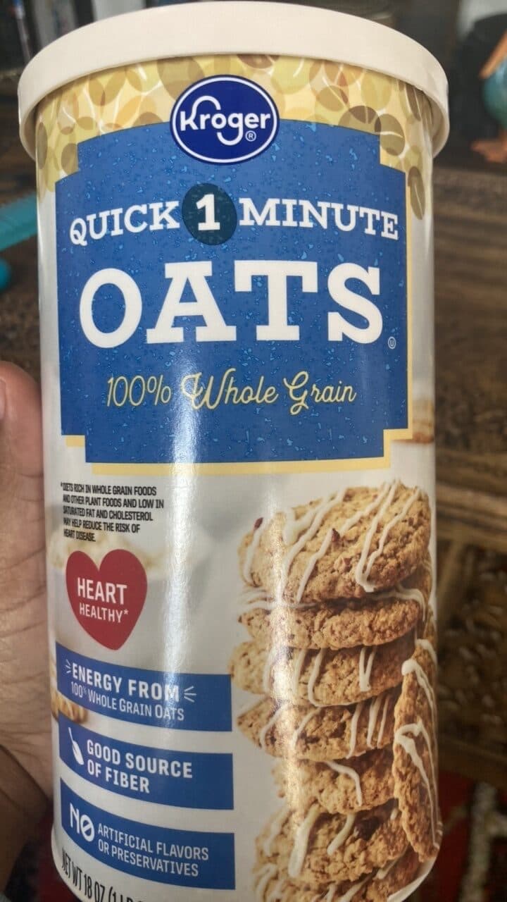 Kroger Quick 1 Minute Oats packshot
