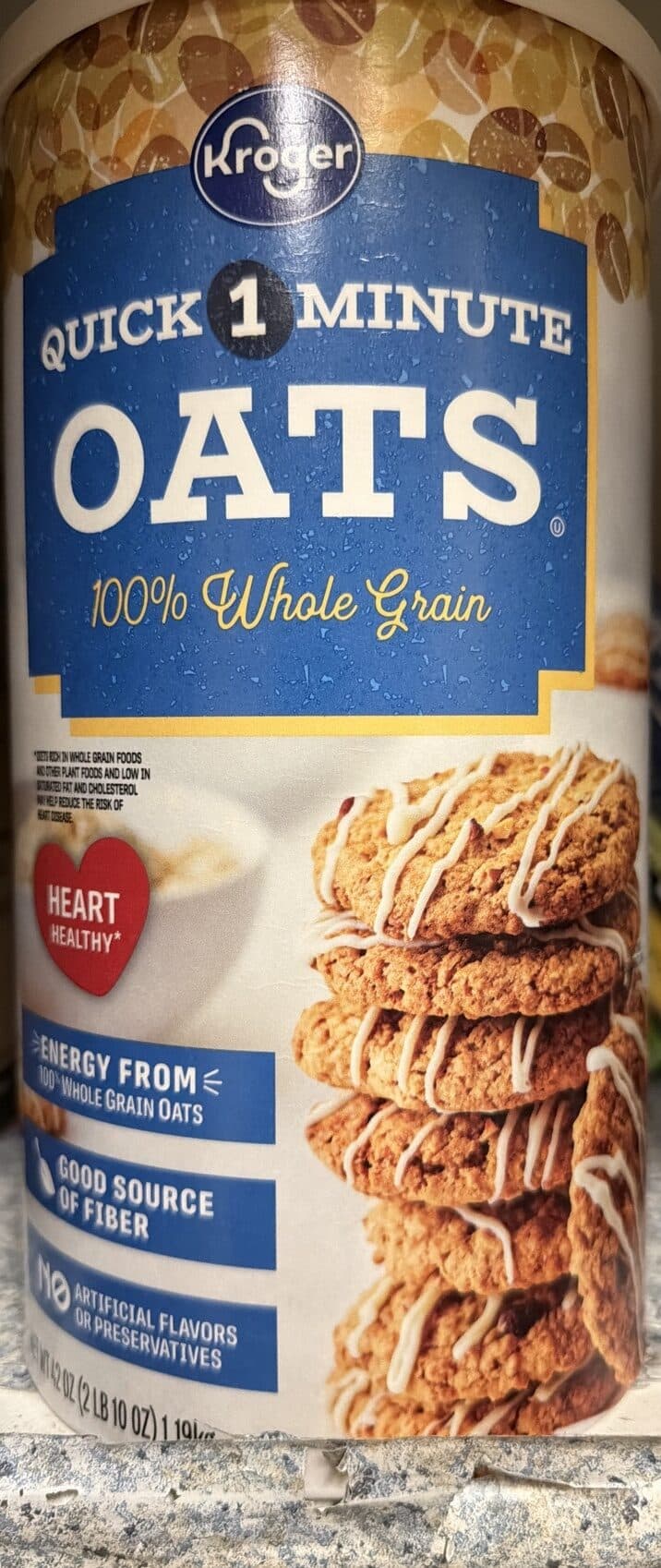 Kroger QUICK 1 MINUTE OATS packshot