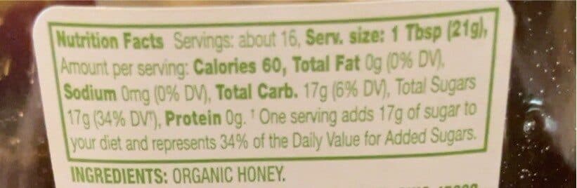 simple truth organic HONEY packshot