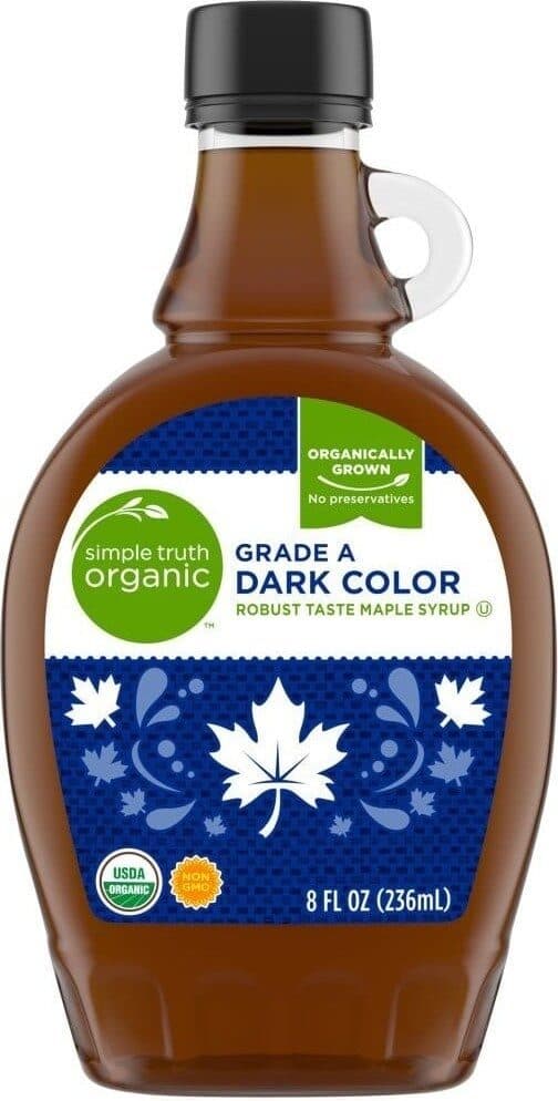 simple truth DARK COLOR MAPLE SYRUP packshot