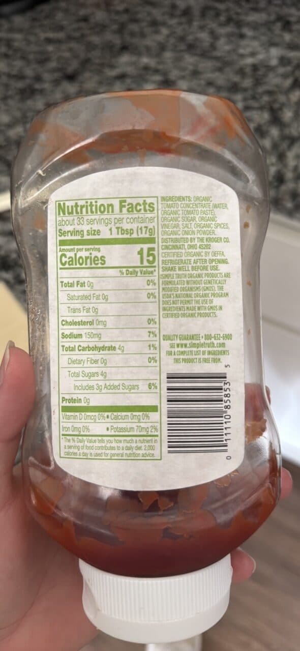simple truth KETCHUP packshot