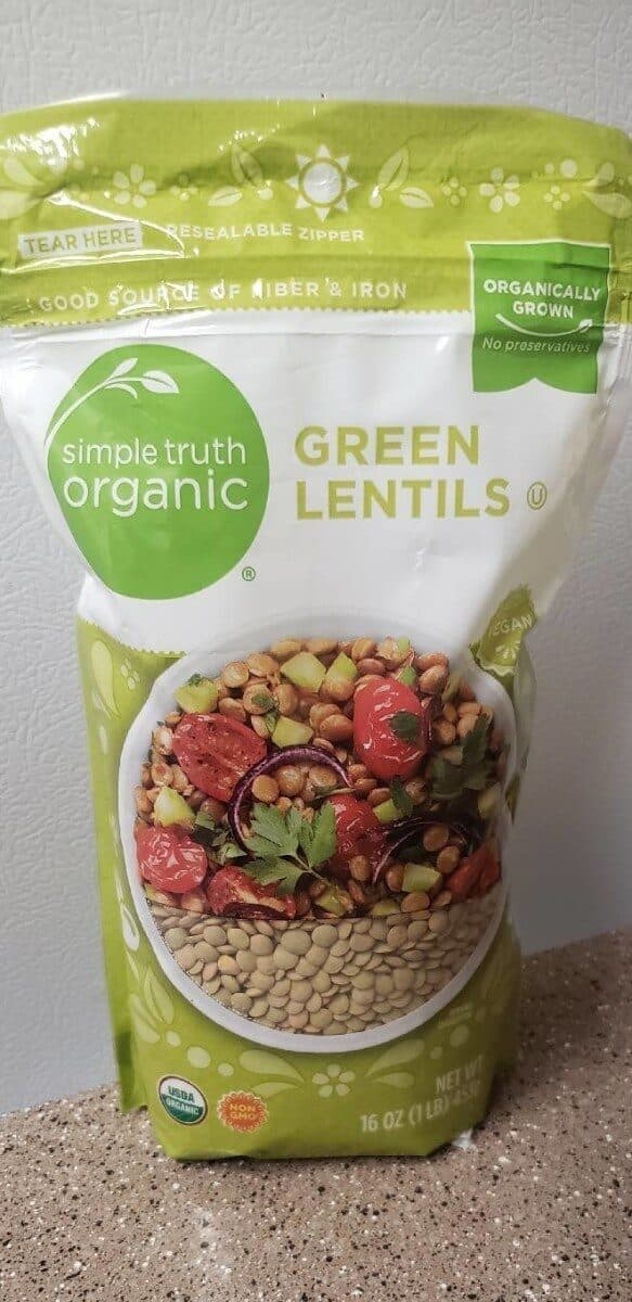 Simple Truth Organic Green Lentils packshot