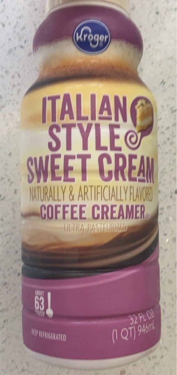 Kroger Italian Sweet Cream Coffee Creamer packshot