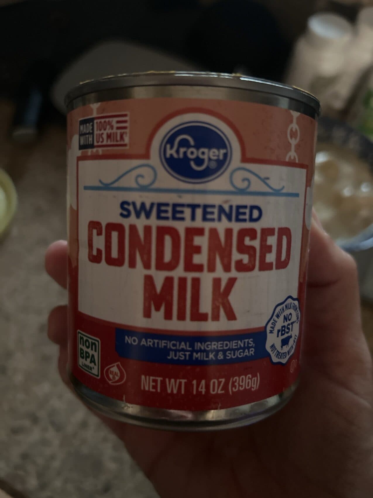 Kroger Sweetened Condensed Milk packshot