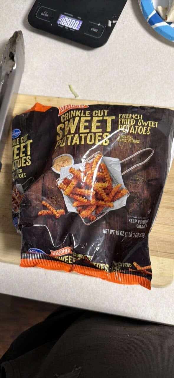 Kroger Crinkle Cut Sweet Potatoes packshot