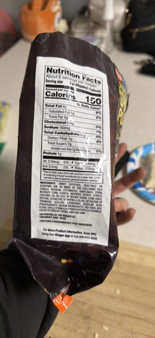 Kroger Crinkle Cut Sweet Potatoes packshot