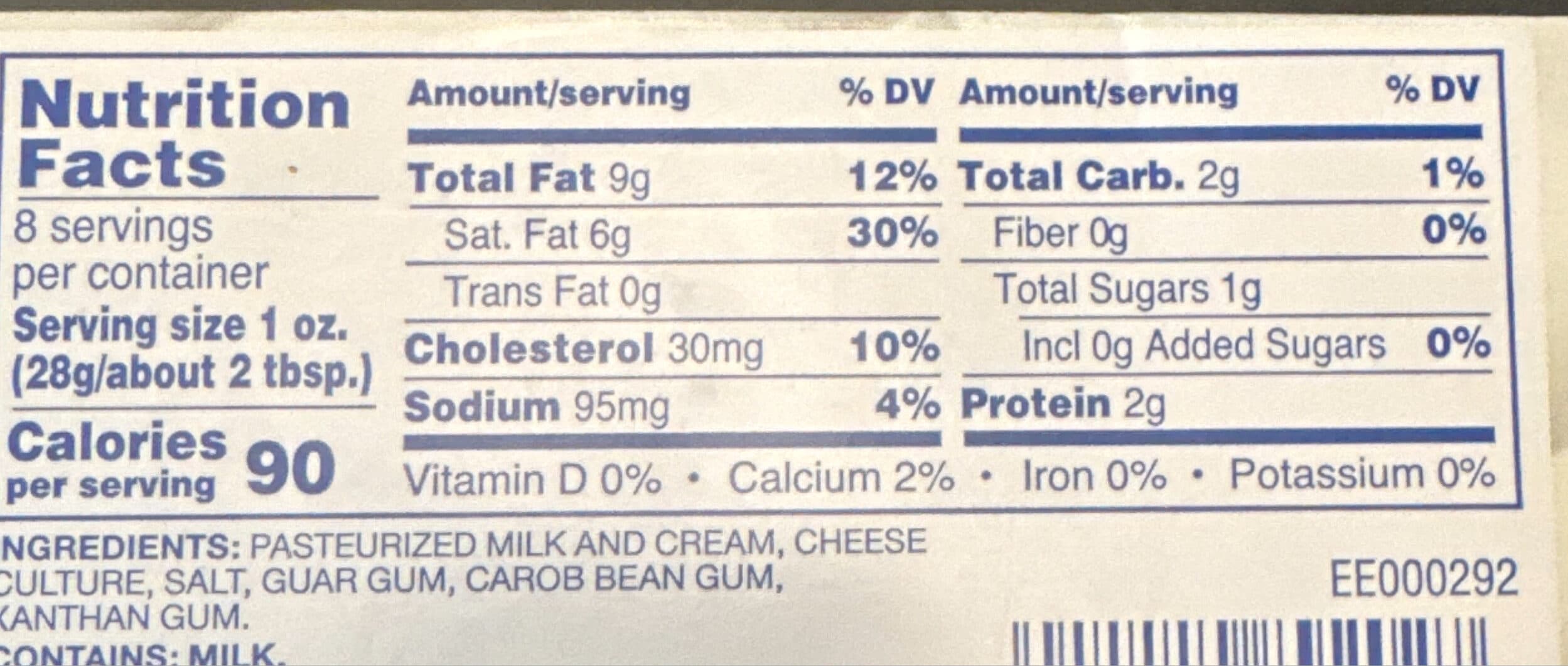 Kroger Original Cream Cheese packshot