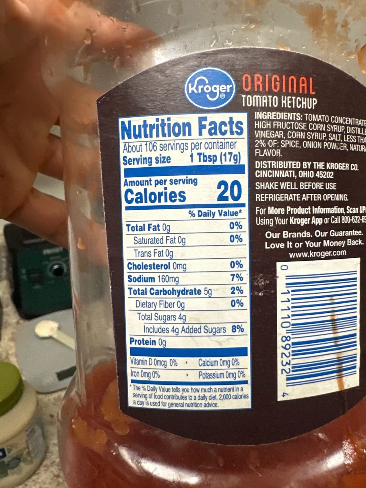 Kroger Original Tomato Ketchup packshot