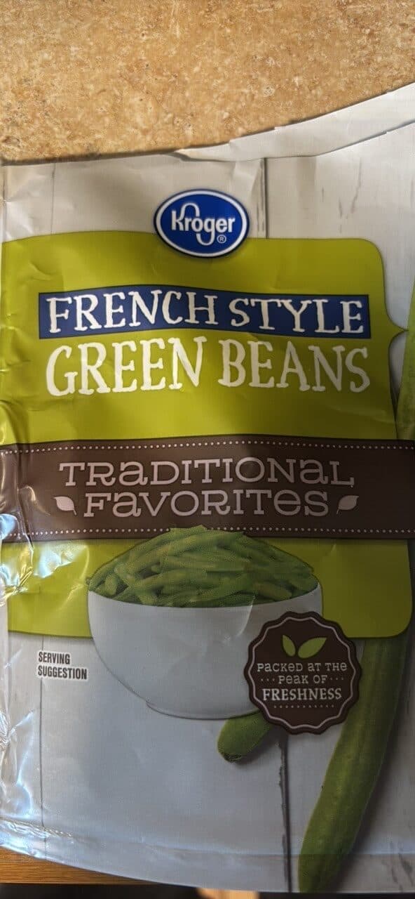 Kroger FRENCH STYLE GREEN BEANS packshot