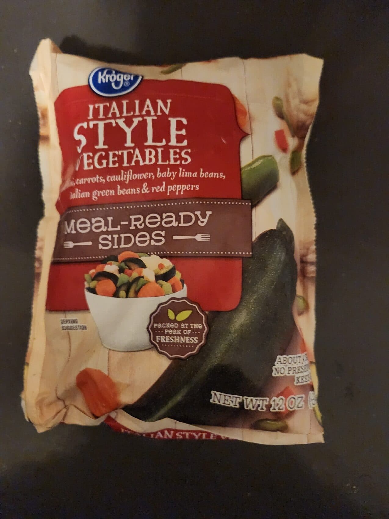 Kroger Kroger, meal - ready sides italian style vegetables packshot