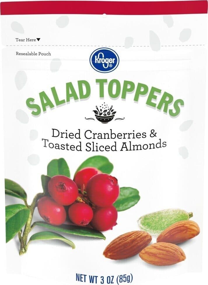 Kroger Dried Cranberries & Toasted Sliced Almonds packshot