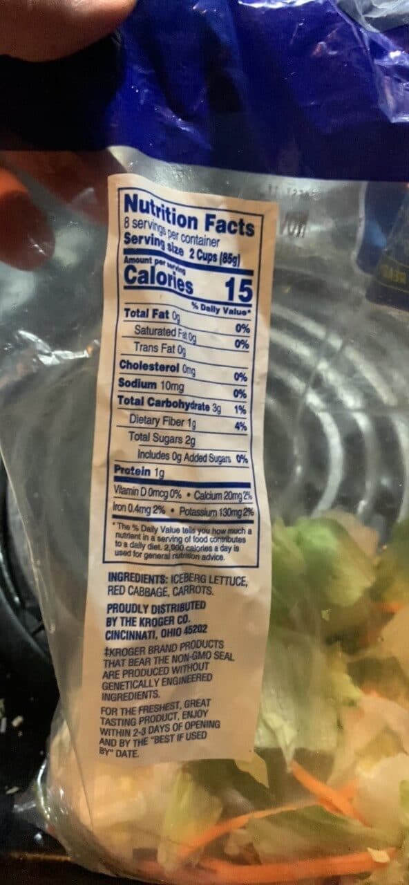Kroger Garden Salad packshot