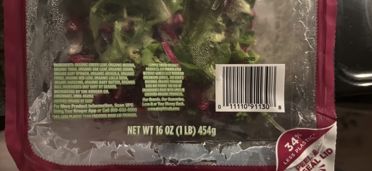 Simple Truth Organic Baby Spring Mix packshot