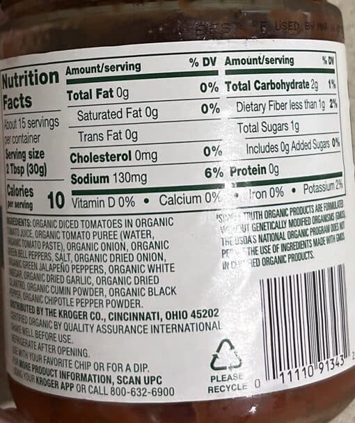 Simple Truth Mild Salsa packshot