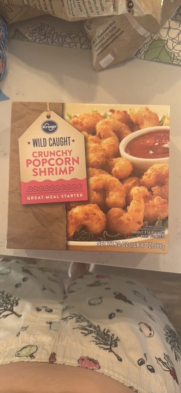 Kroger Crunchy Popcorn Shrimp packshot