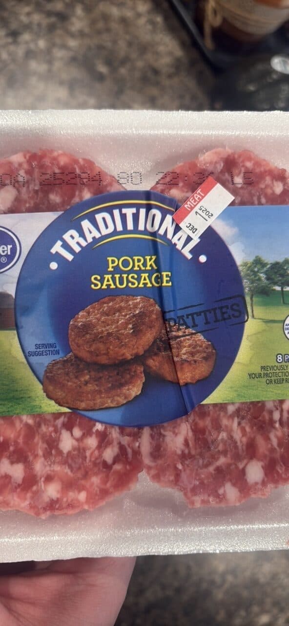 Kroger Pork Sausage packshot