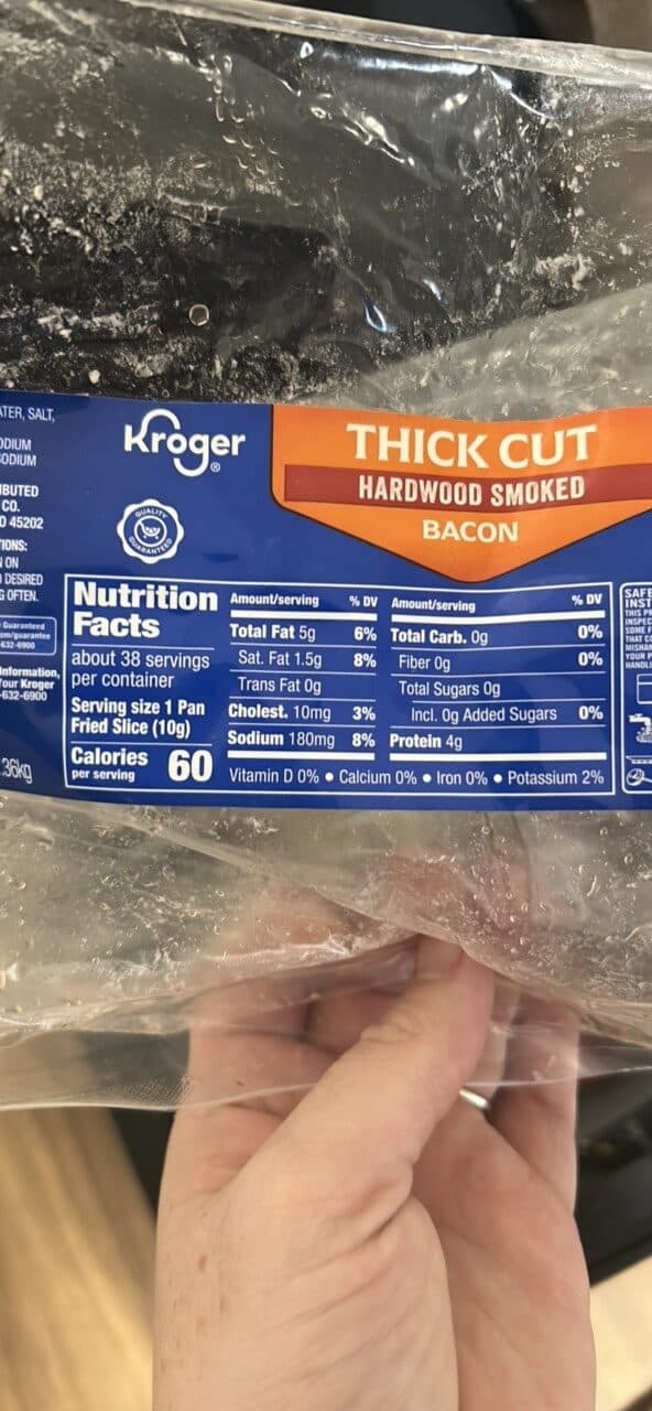 Kroger Bacon packshot