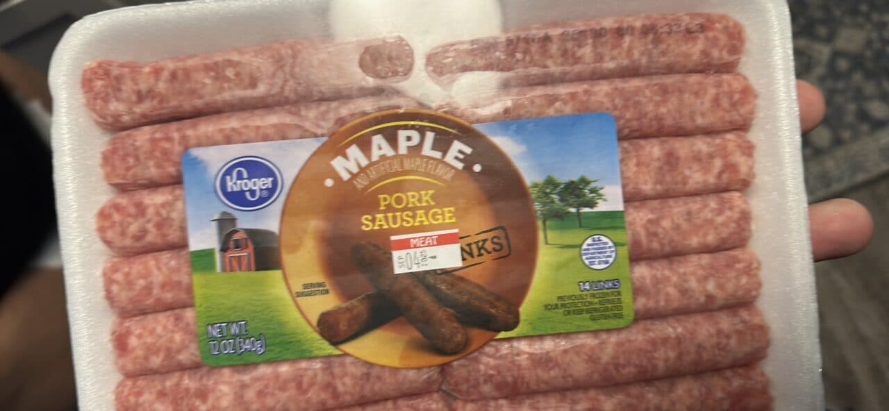 Kroger Pork Sausage packshot