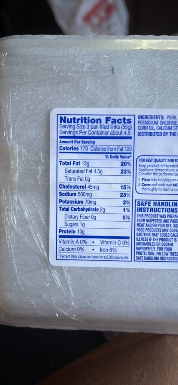 Kroger Pork Sausage packshot
