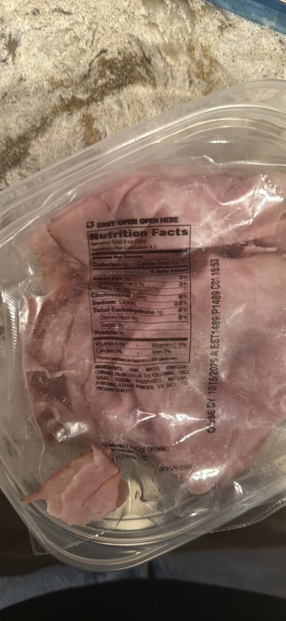 Kroger Black Forest Uncured Ham packshot
