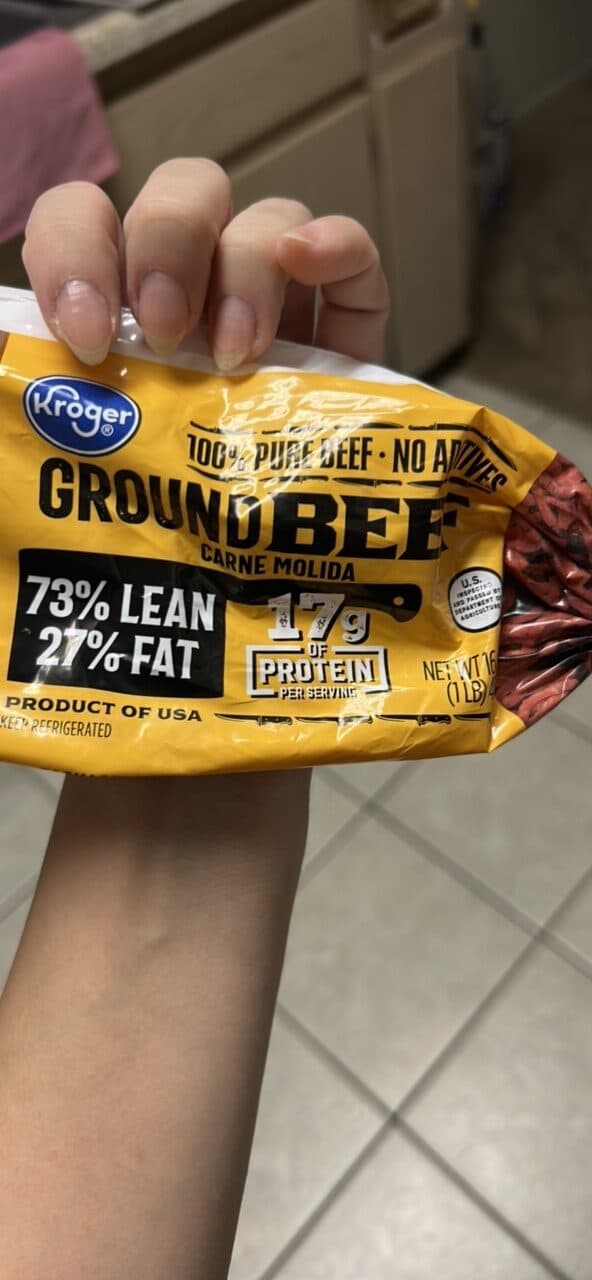 Kroger Ground Beef packshot