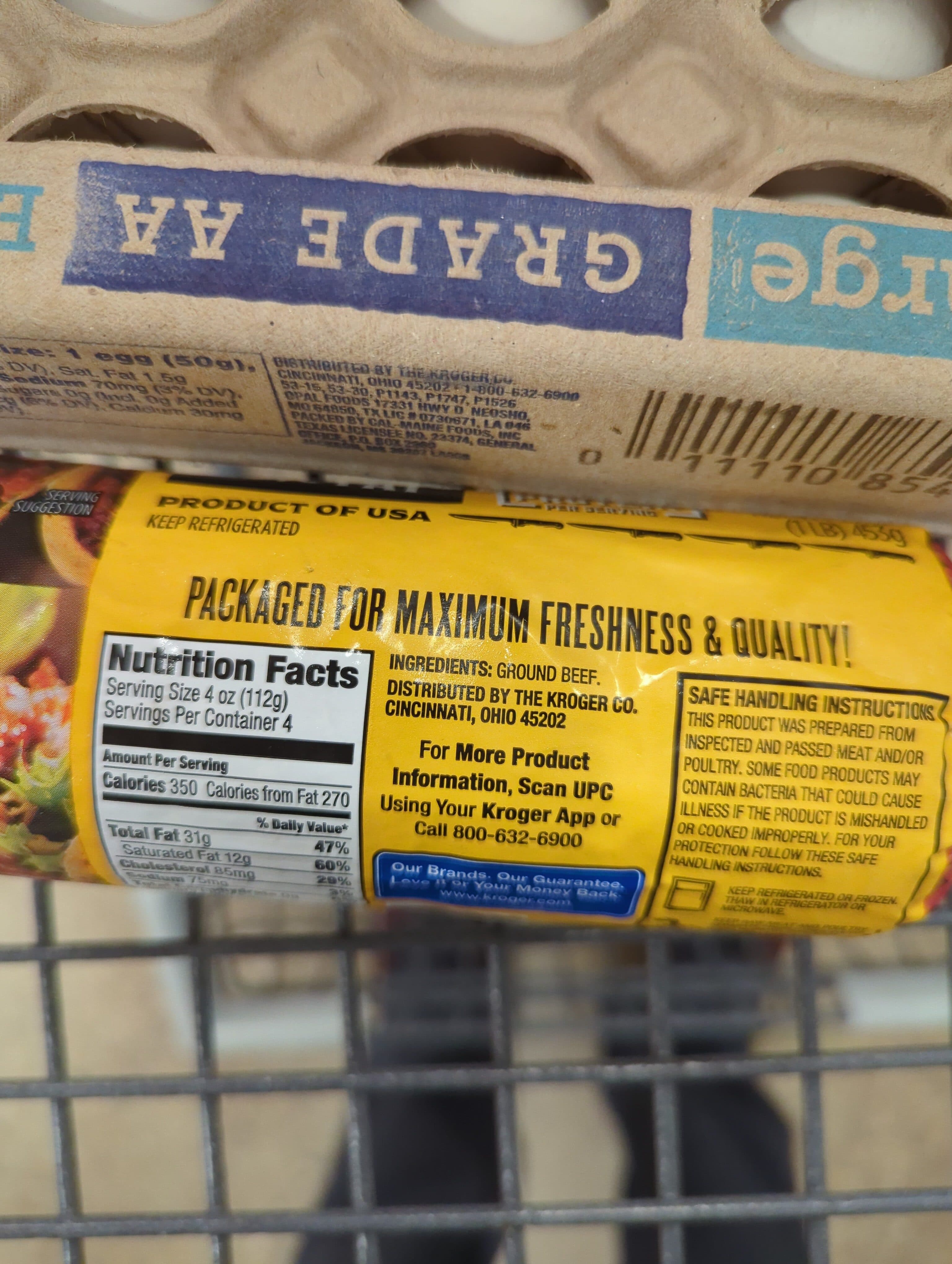 Kroger Ground Beef packshot
