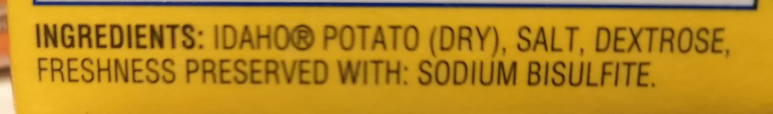 Idaho Spuds Hashbrown Potatoes packshot