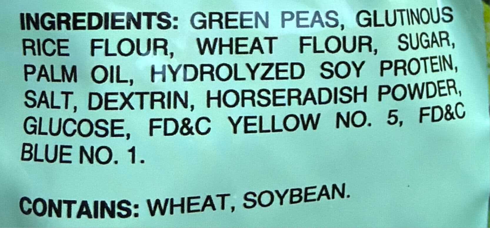 hapi Hot Wasabi Flavored Peas packshot