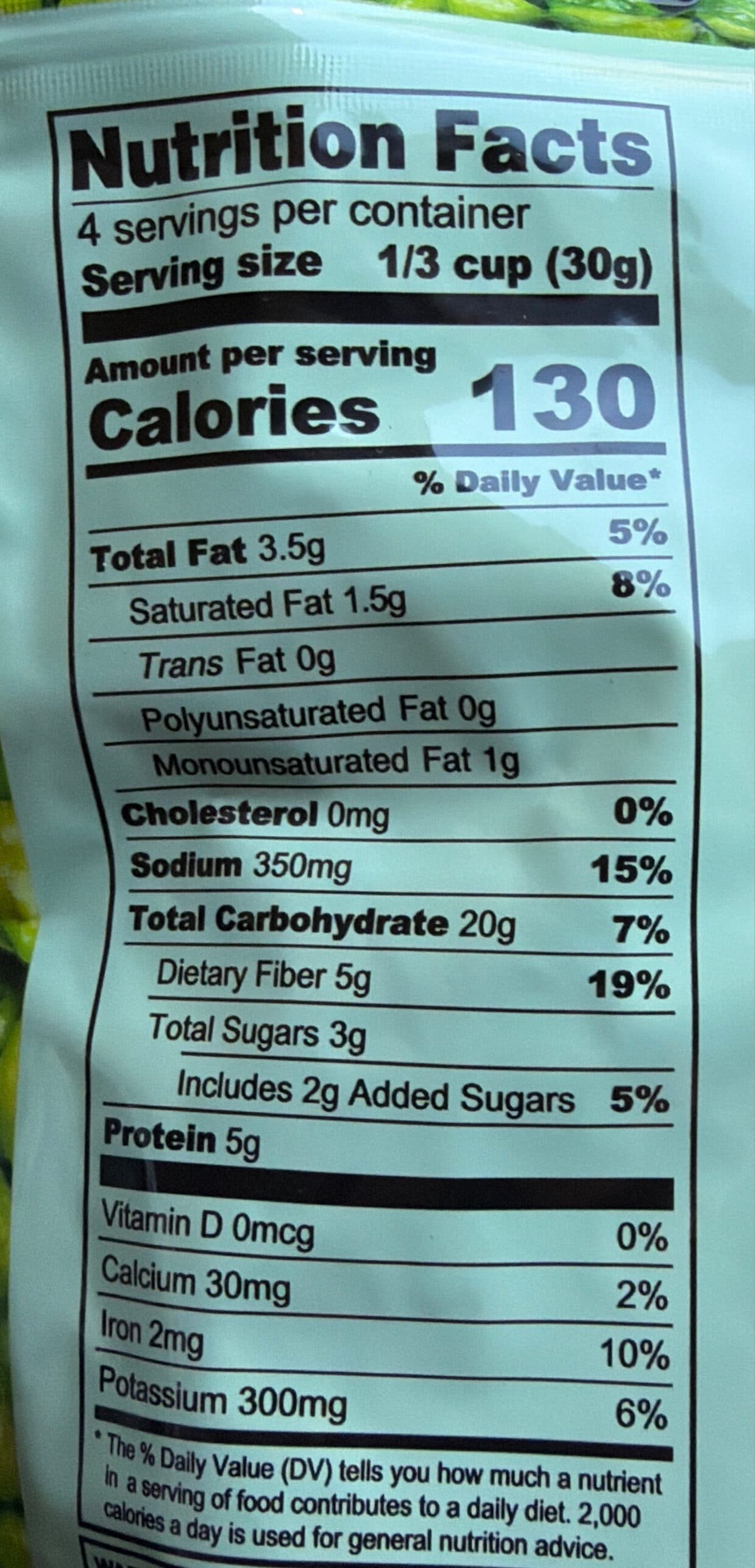 hapi Hot Wasabi Flavored Peas packshot