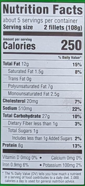 Mrs. Paul's CRUNCHY BREADED FILLETS packshot