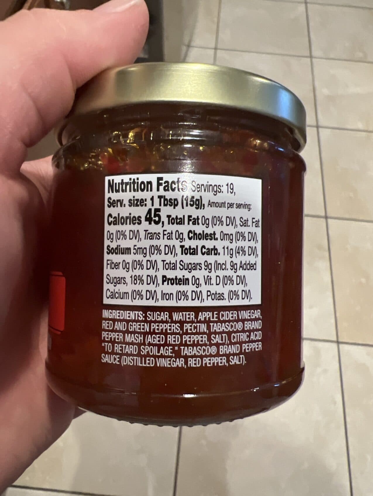 Tabasco Pepper Jelly packshot