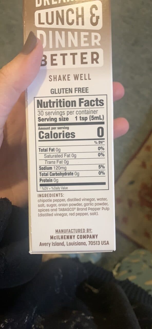 Tabasco Tabasco Chipotle Pepper Sauce packshot