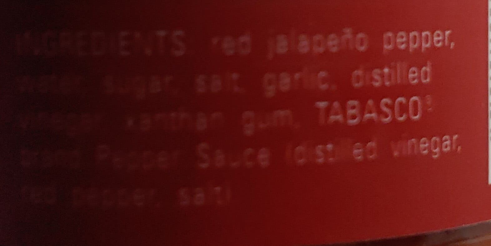 Tabasco Sriracha Sauce packshot