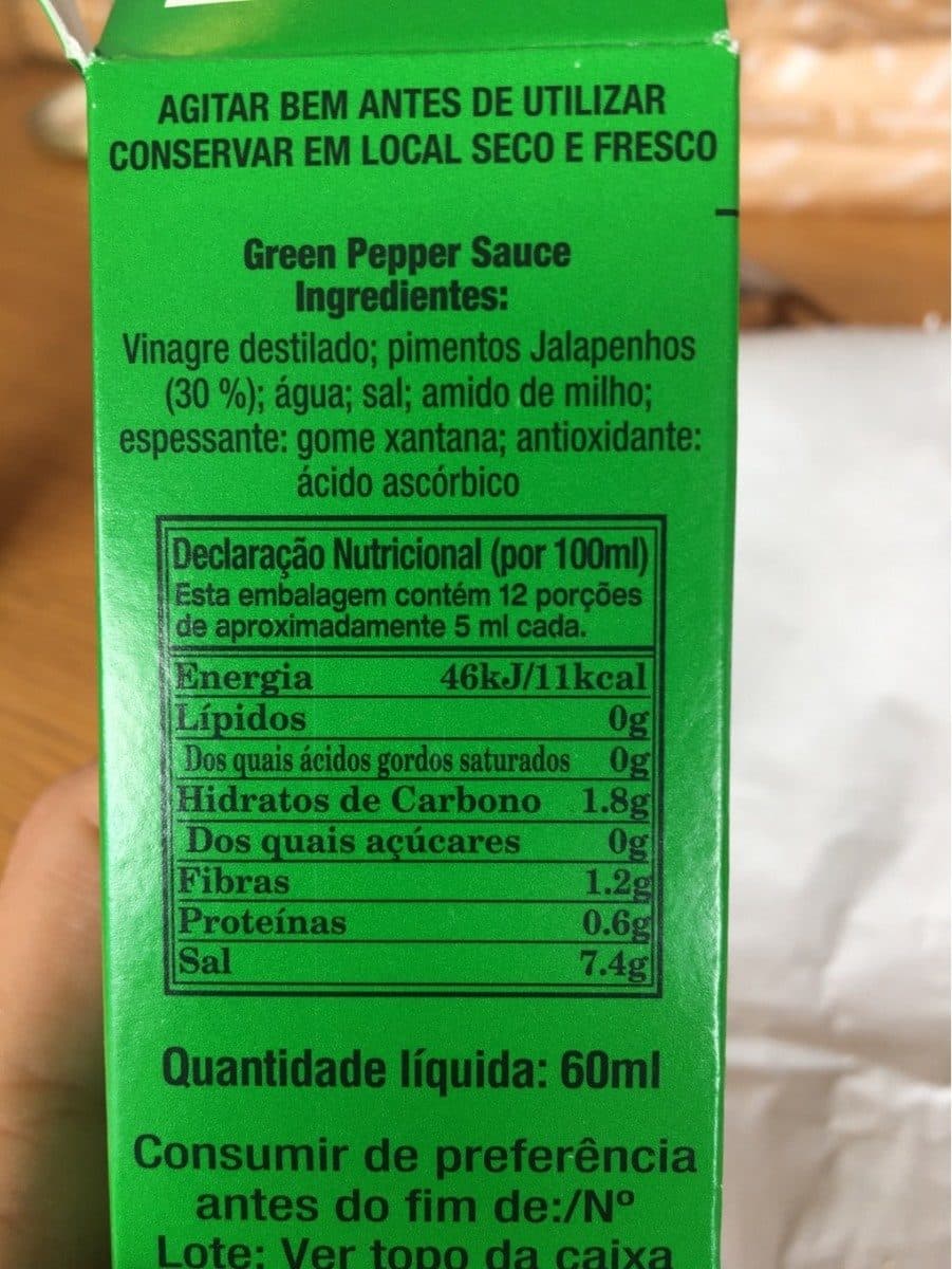 McIlhenny Company Tabasco green pepper sauce packshot