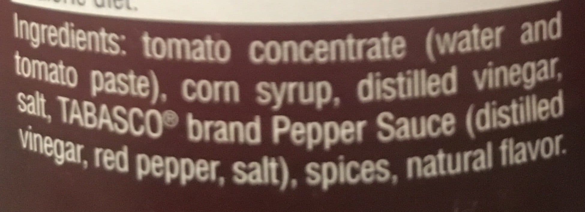 Tabasco Spicy Ketchup packshot