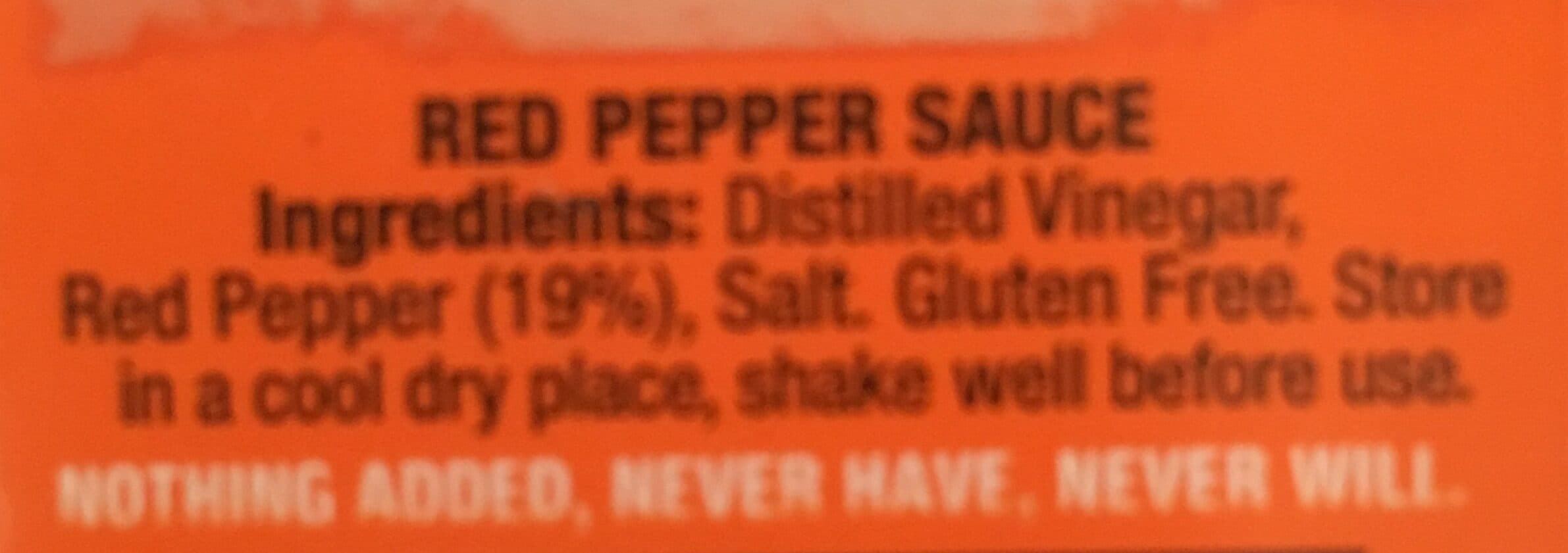 Avery Island LA Tabasco - Red Pepper Hot Sauce packshot