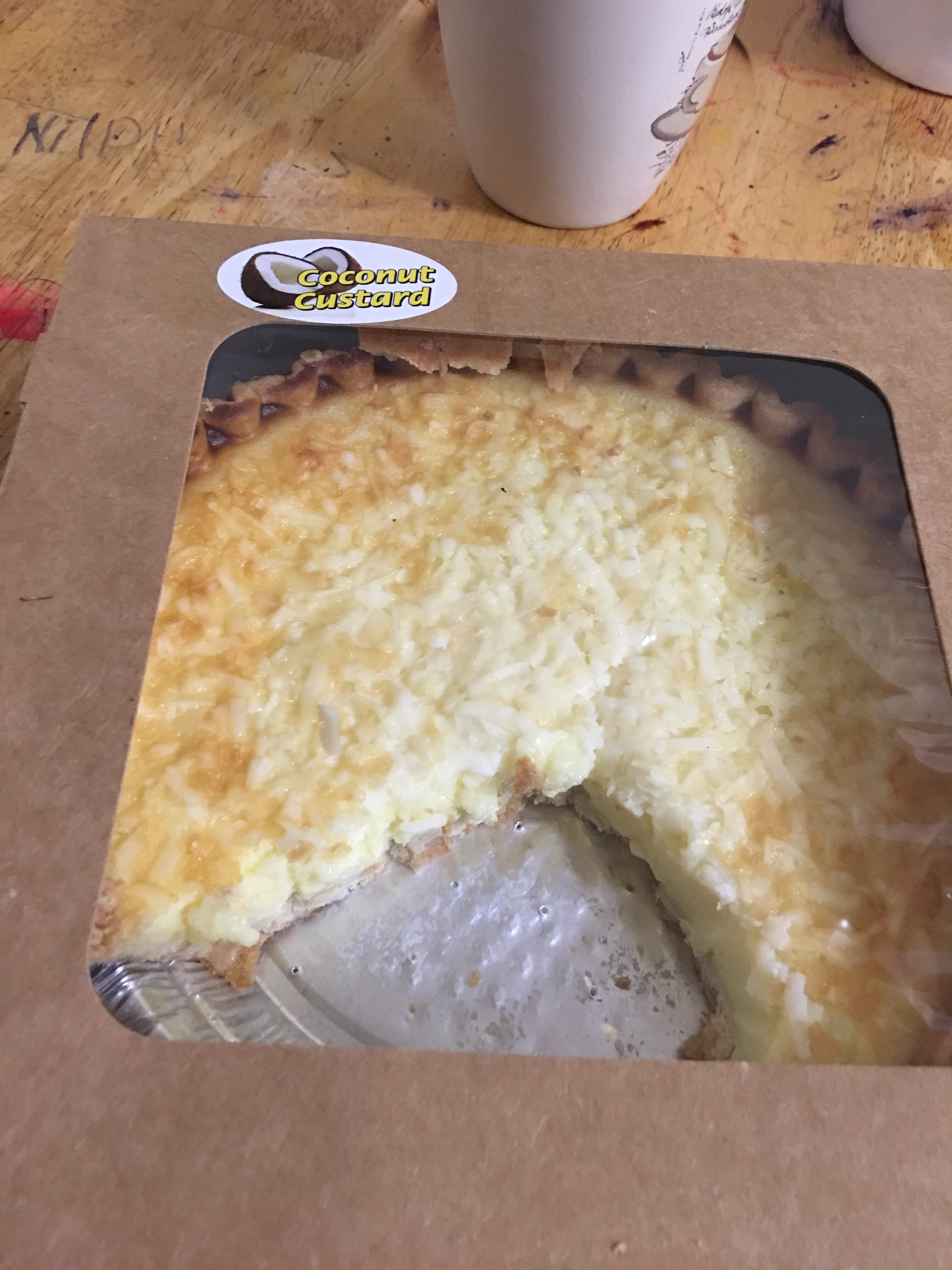 Table Talk Pies Old Fashioned Coconut Custard Pie packshot