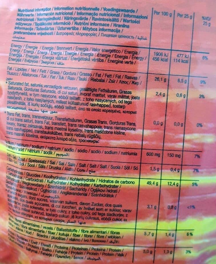 Open Food Facts Cheese stone ground tortilla chips packshot