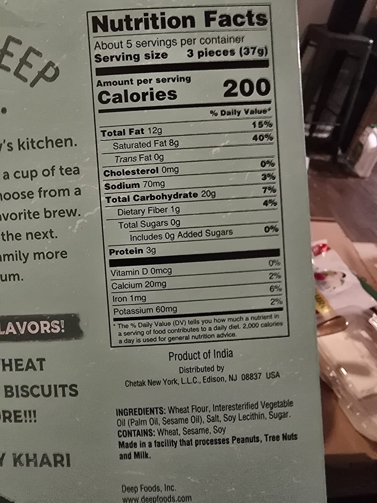 Deep Original Khari Puff Pastry packshot